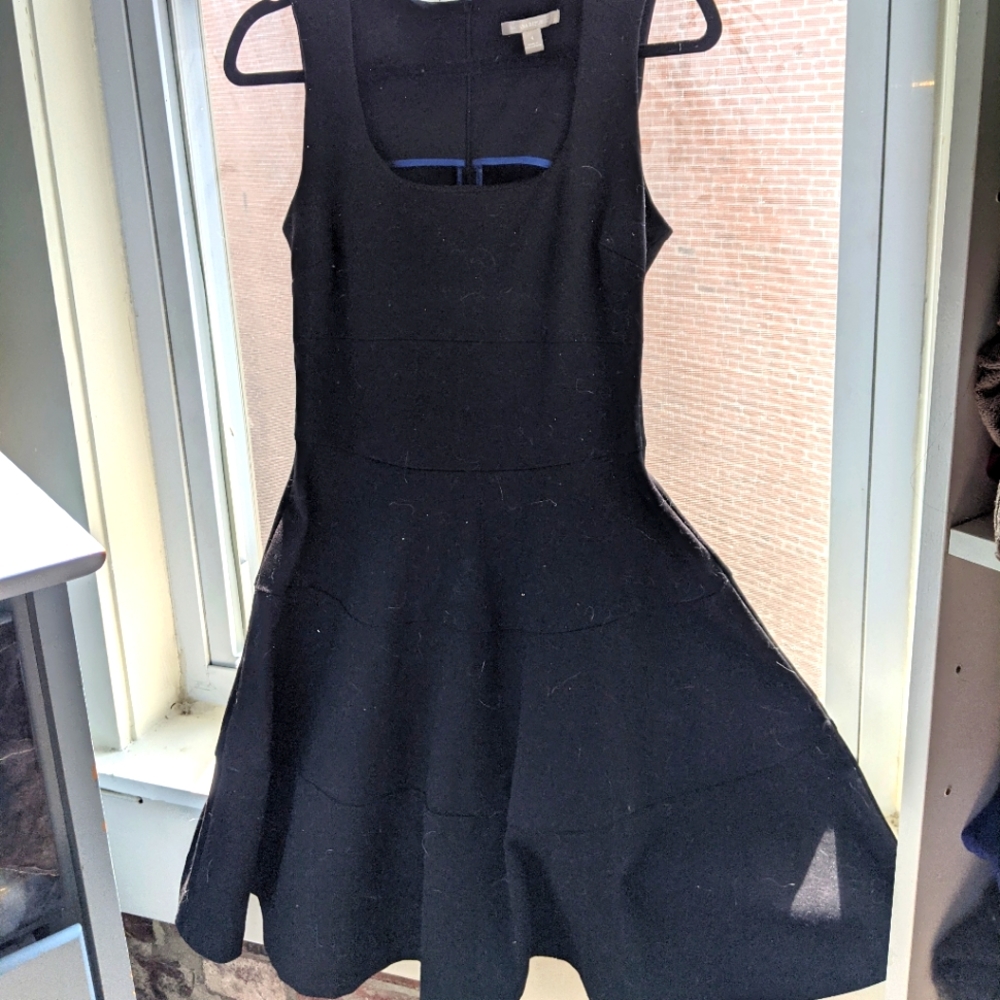 Black Scoop A-Line Banana Republic Cocktail Dress